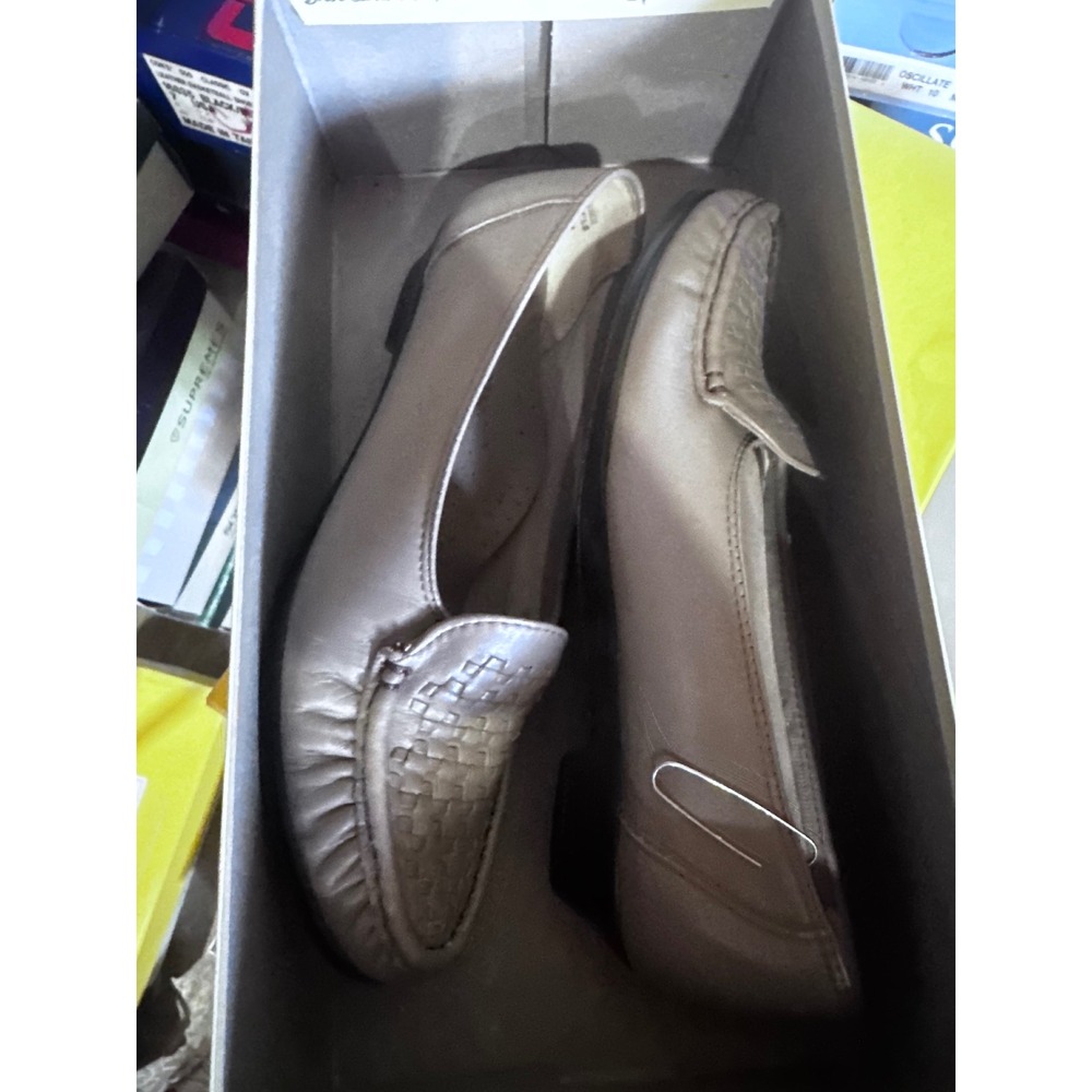 Softspots Constance Taupe Woven Leather Loafers 4036 Womens 6.5 N Narrow